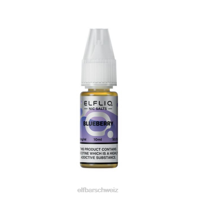 Elfbar Elfliq Blaubeer-Nic-Salze – 10 ml – 10 mg/ml 844PZ215