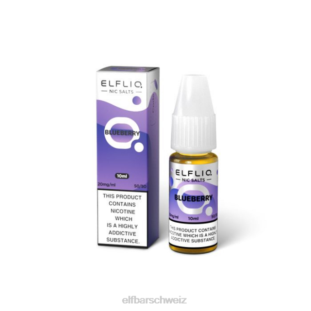 Elfbar Elfliq Blaubeer-Nic-Salze – 10 ml – 20 mg/ml 844PZ216