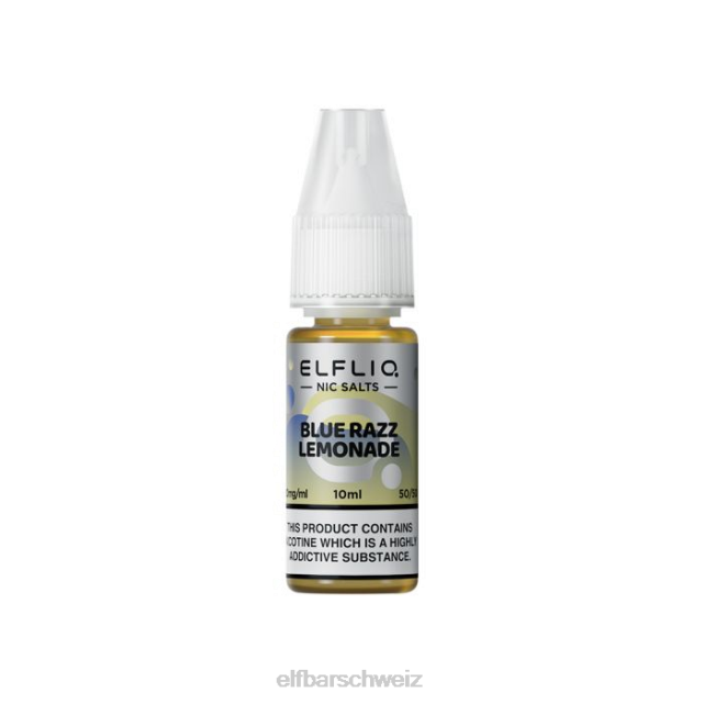 Elfbar Elfliq Blue Razz Lemonade Nic Salts – 10 ml – 10 mg/ml 844PZ217