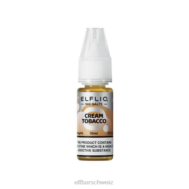 Elfbar Elfliq Creme-Tabak-Nic-Salze – 10 ml – 10 mg/ml 844PZ211