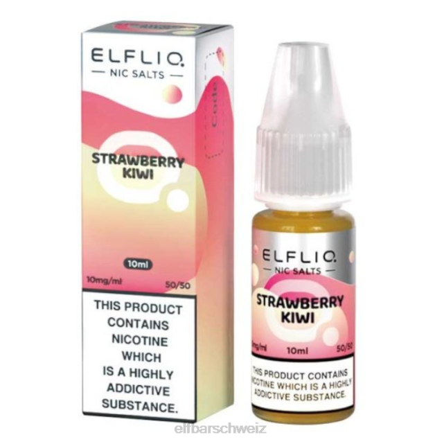 Elfbar Elfliq Nic Salts – Erdbeer-Kiwi – 10 ml – 10 mg/ml 844PZ180