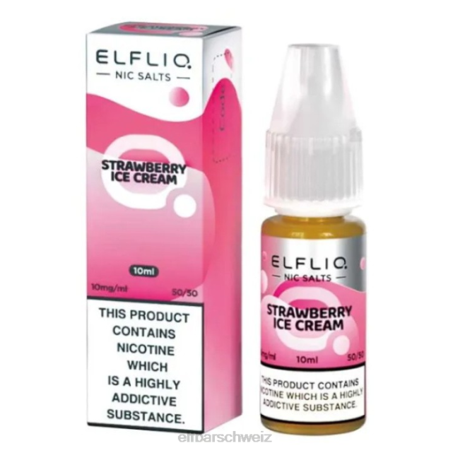 Elfbar Elfliq Nic Salts – Erdbeerschnee – 10 ml – 10 mg/ml 844PZ182