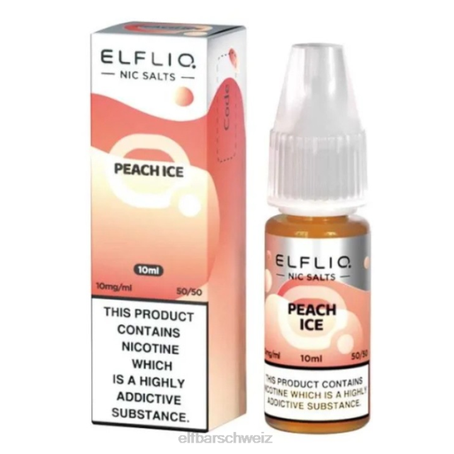 Elfbar Elfliq Nic Salts – Pfirsicheis – 10 ml – 10 mg/ml 844PZ185