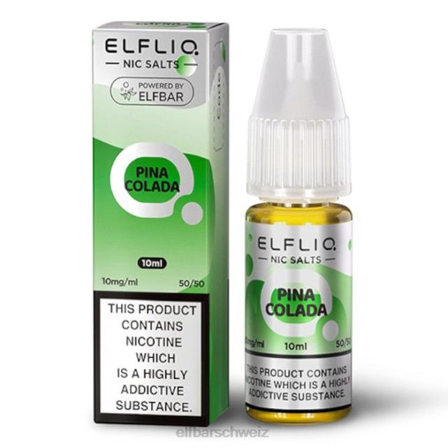 Elfbar Elfliq Nic Salts – Pina Colada – 10 ml – 10 mg/ml 844PZ175