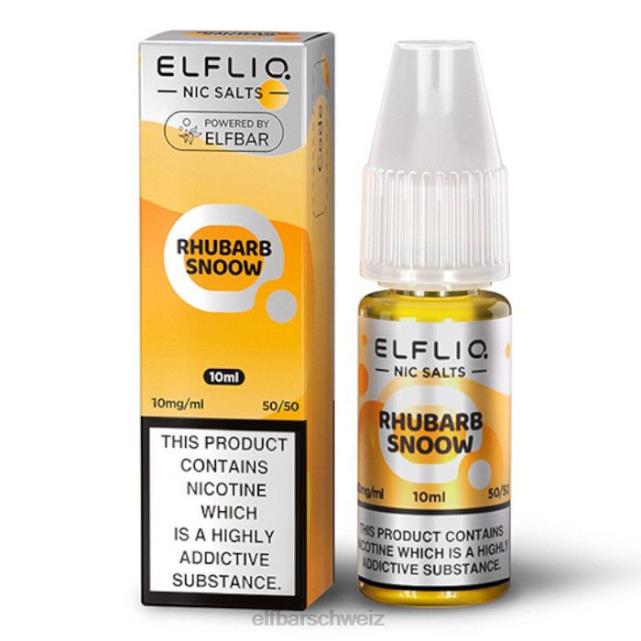 Elfbar Elfliq Nic Salts – Rhabarberschnee – 10 ml – 10 mg/ml 844PZ171