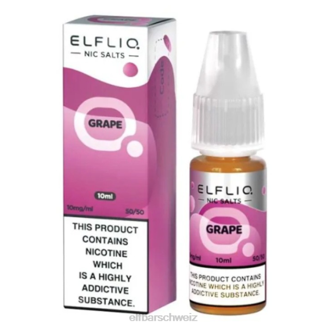 Elfbar Elfliq Nic Salts – Traube – 10 ml – 10 mg/ml 844PZ191