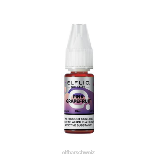 Elfbar Elfliq Pink Grapefruit-Nic-Salze – 10 ml – 10 mg/ml 844PZ202