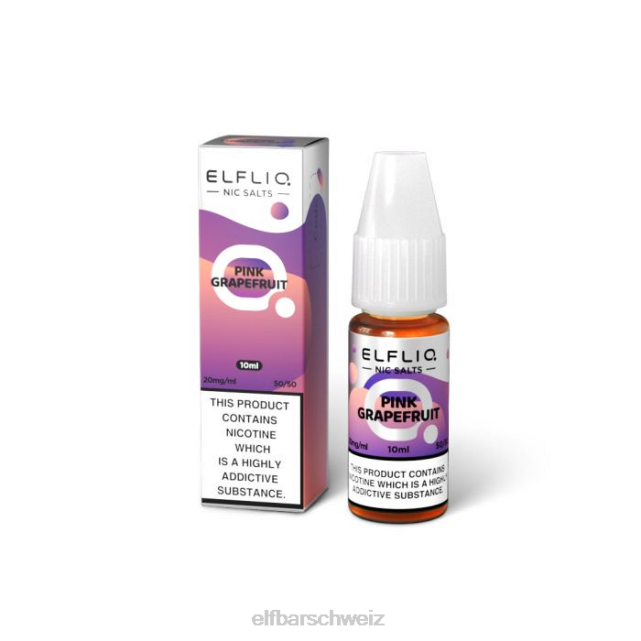 Elfbar Elfliq Pink Grapefruit-Nic-Salze – 10 ml – 20 mg/ml 844PZ203