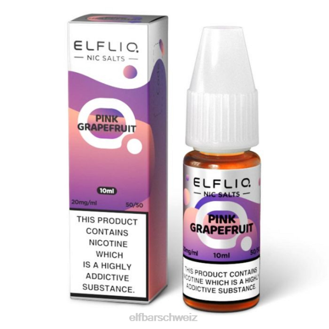 Elfbar Elfliq Pink Grapefruit-Nic-Salze – 10 ml – 5 mg 844PZ201