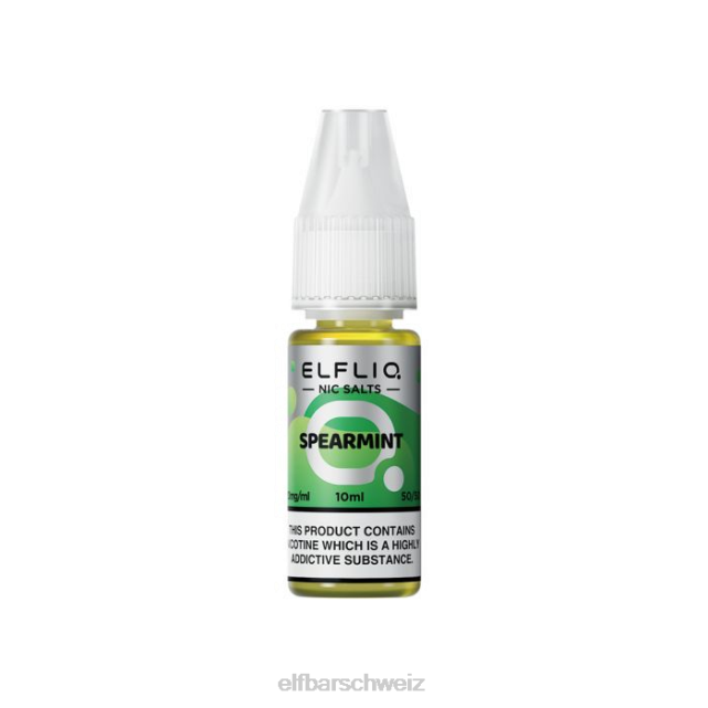 Elfbar Elfliq Spearmint-Nic-Salze – 10 ml – 10 mg/ml 844PZ207