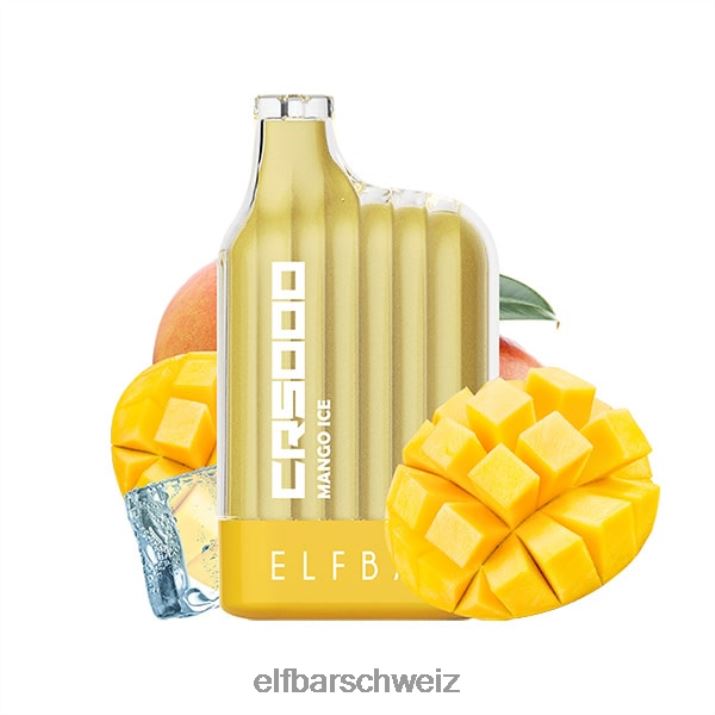 Bester Geschmack Einweg-Vaper Cr5000 Ice-Serie Mango-Eis ELFBAR 8T2RT22