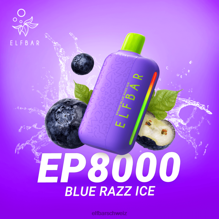 Einweg-Vapor neue ep8000 Puffs Brombeer-Cranberry ELFBAR 8T2RT67