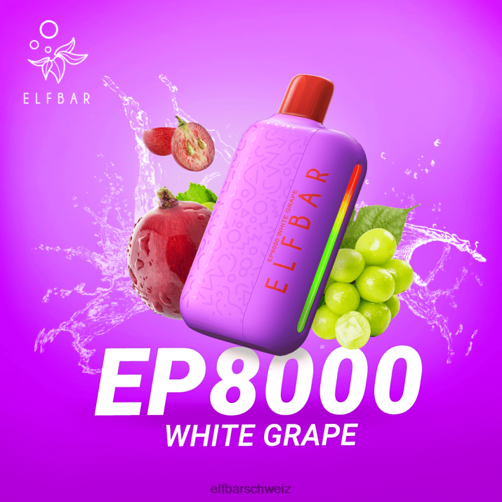 Einweg-Vapor neue ep8000 Puffs Erdbeereis ELFBAR 8T2RT76