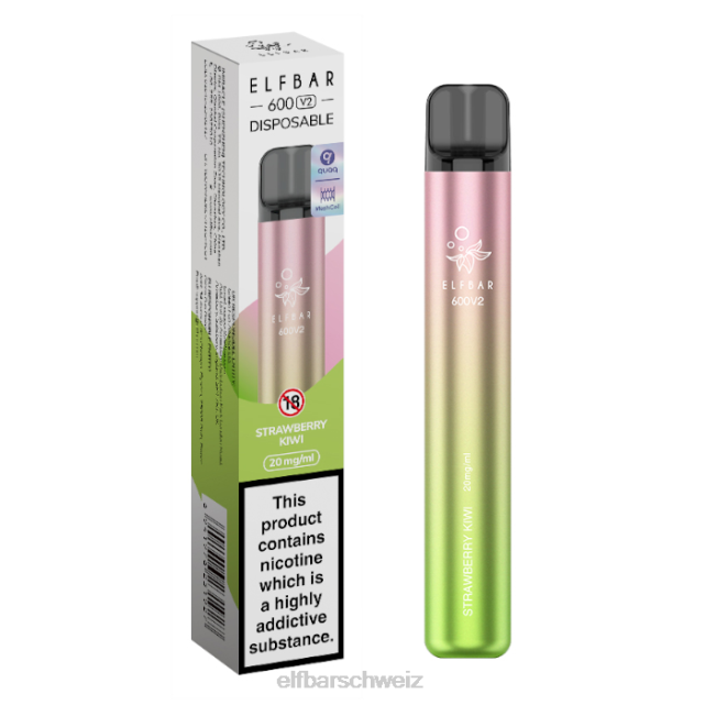 Elfbar 600v2 Einweg-Vaporizer – 20 mg 844PZ10 Heidelbeere, saure Himbeere