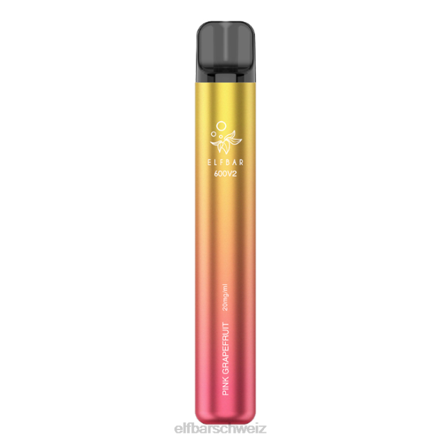 Elfbar 600v2 Einweg-Vaporizer – 20 mg 844PZ19 rosa Grapefruit