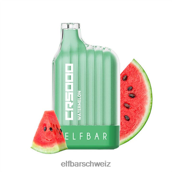 cr5000 Einweg-Vaporizer 5000 Züge Wassermelone ELFBAR 8T2RT27