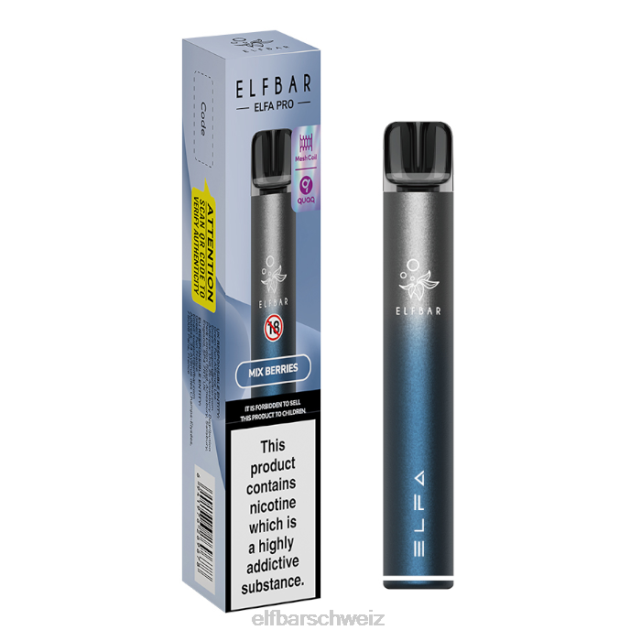 Elfbar Elfa Pro Pod Kit – wiederaufladbar 844PZ67 Aurora Purple + vorgefüllte Wassermelonenkapsel