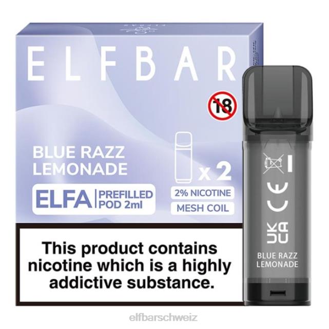 Elfbar Elfa vorgefüllte Kapsel – 2 ml – 20 mg (2 Packungen) 844PZ105 Banane