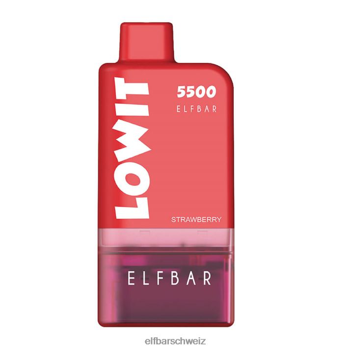 Vorgefülltes Pod-Kit Lowit 5500 2% Nic blaue Himbeere ELFBAR 8T2RT126